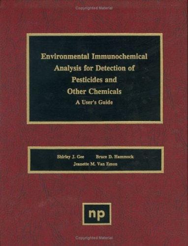 Environmental immunochemical analysis for detection of pesticides and other chemicals: a user's guide