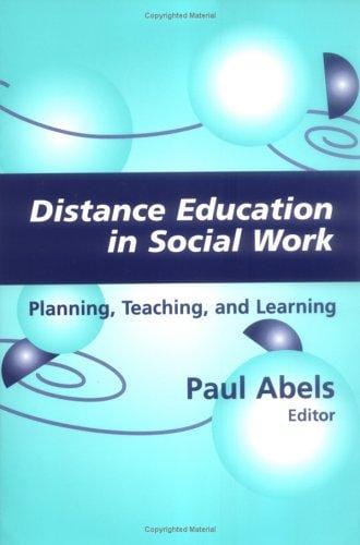 Distance Education In Social Work: Planning, Teaching And Learning