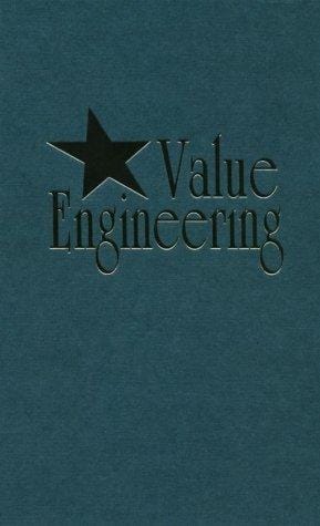 Value engineering: a blueprint