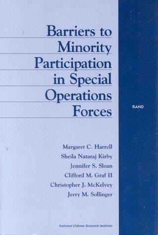 Barriers to Minority Participation in Special Operations (MR-1042)