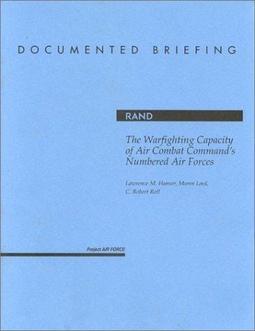 The warfighting capacity of Air Combat Command's numbered air forces