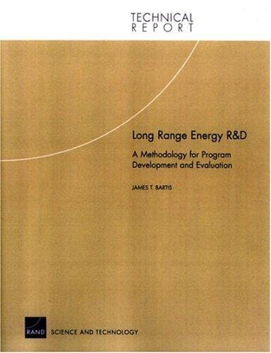 Long Range Energy Research and Development: A Methodology for Development and Evaluation