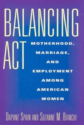 Balancing act: motherhood, marriage, and employment among American women