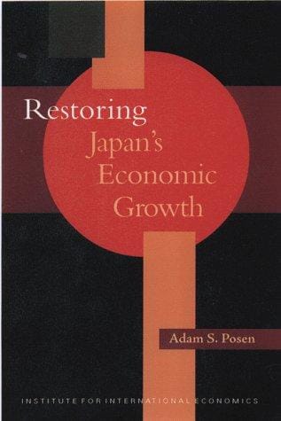 Restoring Japan's economic growth