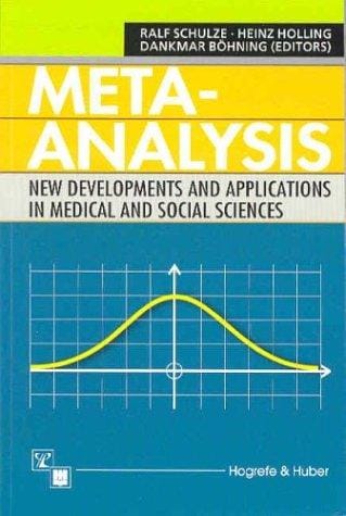 Meta-Analysis: New Developments and Applications in Medical and Social Sciences
