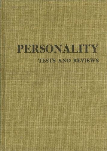 Personality Tests and Reviews I (Tests in Print (Buros))