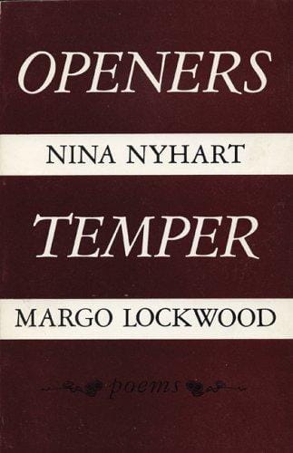 Openers/Temper: Poems