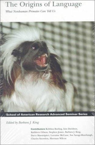 The origins of language: what nonhuman primates can tell us