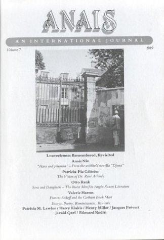 Anais An International Journal: Vol. 7, 1989