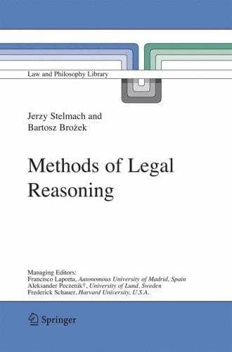Methods of Legal Reasoning (Law and Philosophy Library)