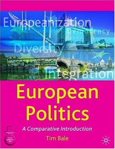 European Politics: An Introduction (Comparative Government and Politics)
