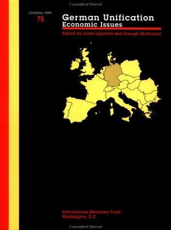 German Unification: Economic Issues (Occasional Paper (Intl Monetary Fund))
