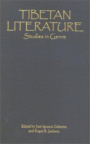 Tibetan Literature Studies in Genre (Studies in Indo-Tibetan Buddhism)