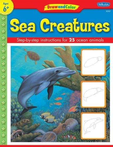 Draw and Color: Sea Creatures