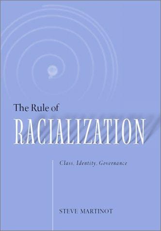 The Rule of Racialization: Class, Identity, Governance (Labor in Crisis)