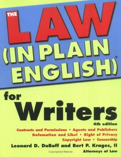 law (in plain English) for writers