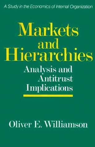 Markets and Hierarchies: Analysis and Antitrust Implications