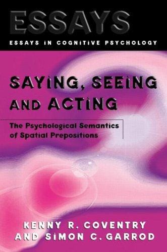 Saying, seeing, and acting: the psychological semantics of spatial prepositions