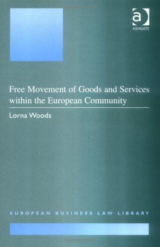 Free movement of goods and services within the European Community