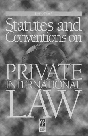 Statutes & Conventions on Private International Law