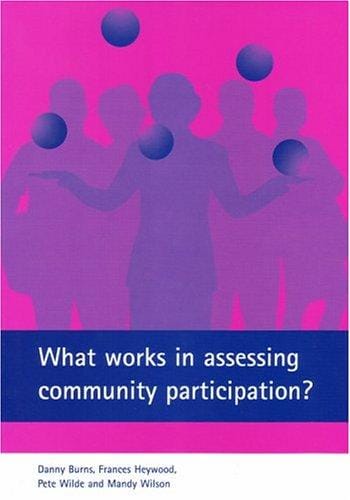 What works in assessing community participation?