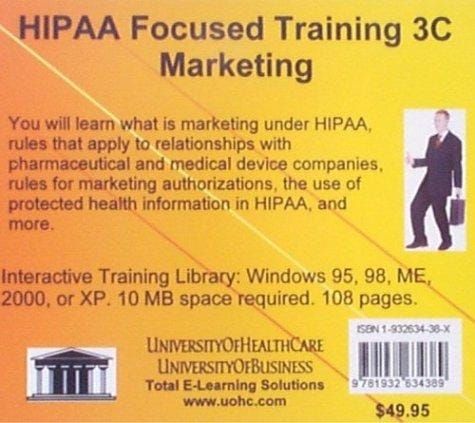 HIPAA Focused Training 3C Marketing