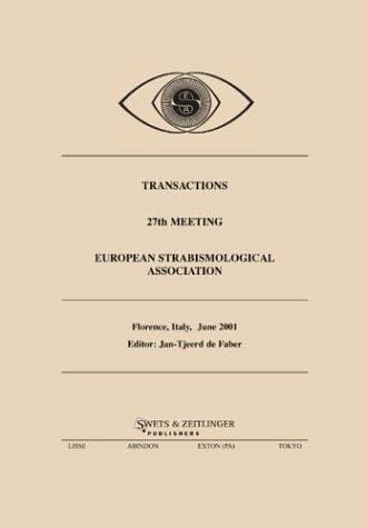 Transactions 27th Esa Meeting European S