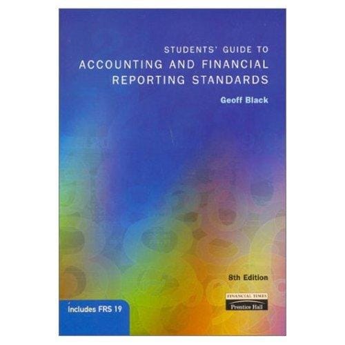 Students' guide to accounting and financial reporting standards