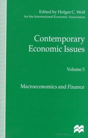 Contemporary economic issues: proceedings of the Eleventh World Congress of the International Economic Association, Tunis