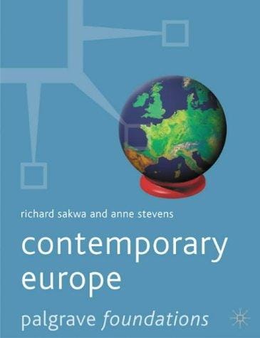Contemporary Europe (Palgrave Foundations)