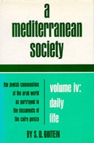 A Mediterranean Society: The Jewish Communities of the Arab World as Portrayed in the Documents of the Cairo Geniza, Vol. IV: Daily Life (Mediterranean Society)