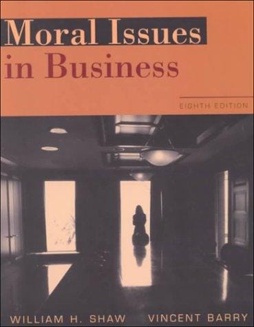 Moral Issues in Business (Non-InfoTrac Version)
