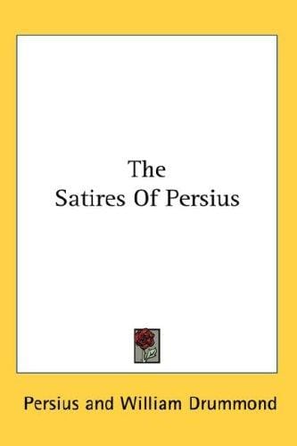 The Satires Of Persius