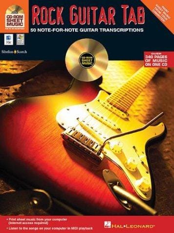 Rock Guitar Tab: 50 Note-For-Note Guitar Transcriptions (CD-Rom Sheet Music)
