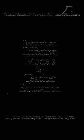 Research on Effective Models for Teacher Education: Teacher Education Yearbook VIII (Teacher Education)