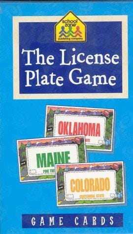 The License Plate Game: The Game Cards, U. S. License Plates