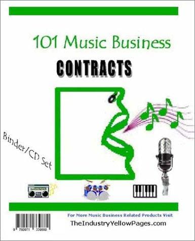 101 Music Business Contracts - Updated Edition - Preprinted Binder / CD-ROM set containing over 100 contracts and agreements for recording artist, musicians, ... industry. Entertainment law at it's best!