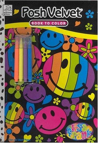 Lisa Frank Posh Velvet Poster Book