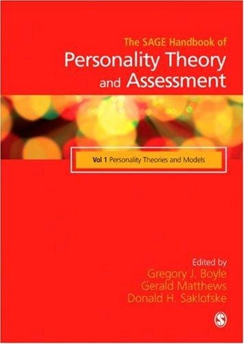 Personality Theories and Models: Volume 1