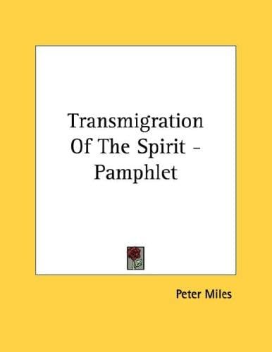 Transmigration Of The Spirit - Pamphlet