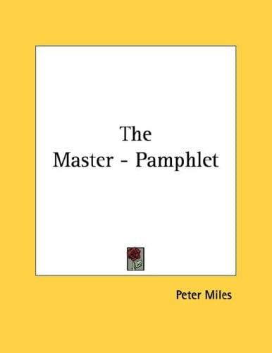 The Master - Pamphlet