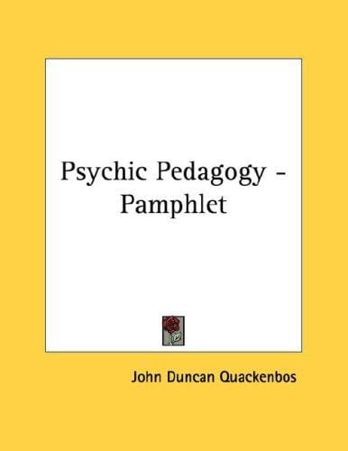 Psychic Pedagogy - Pamphlet