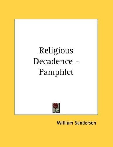 Religious Decadence - Pamphlet