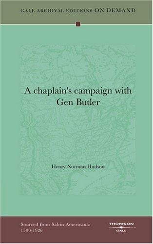 A chaplain's campaign with Gen Butler