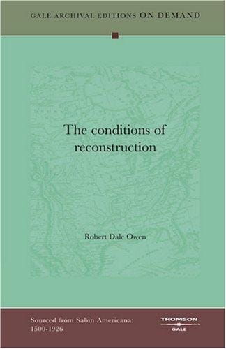 The conditions of reconstruction