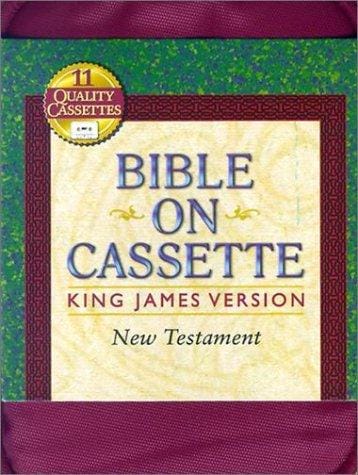 KJV Bible on  Cassette - New Testament: 11 Cassettes -  Burgundy Carrying Case