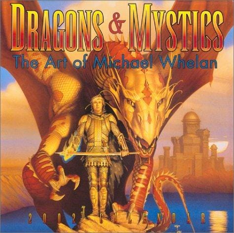 Dragons & Mystics 2002 Calendar: The Art of Michael Whelan