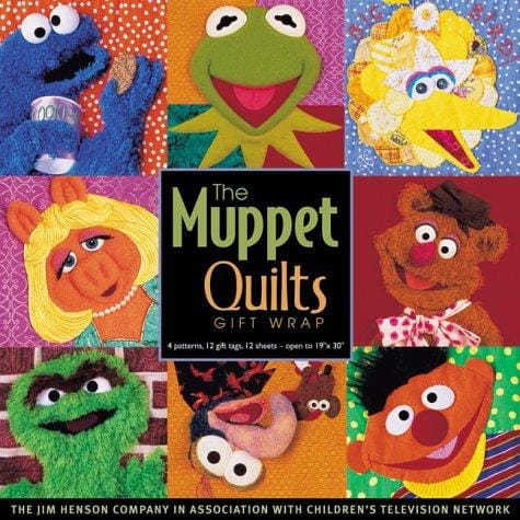 The Muppet Quilts Gift Wrap
