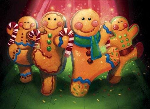 Gingerbread Boxed Holiday Cards