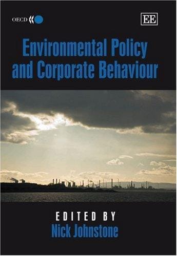 Environmental Policy And Corporate Behaviour